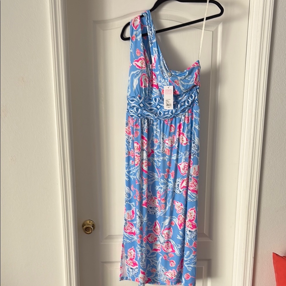 NWT Lilly Pulitzer One Shoulder Dress